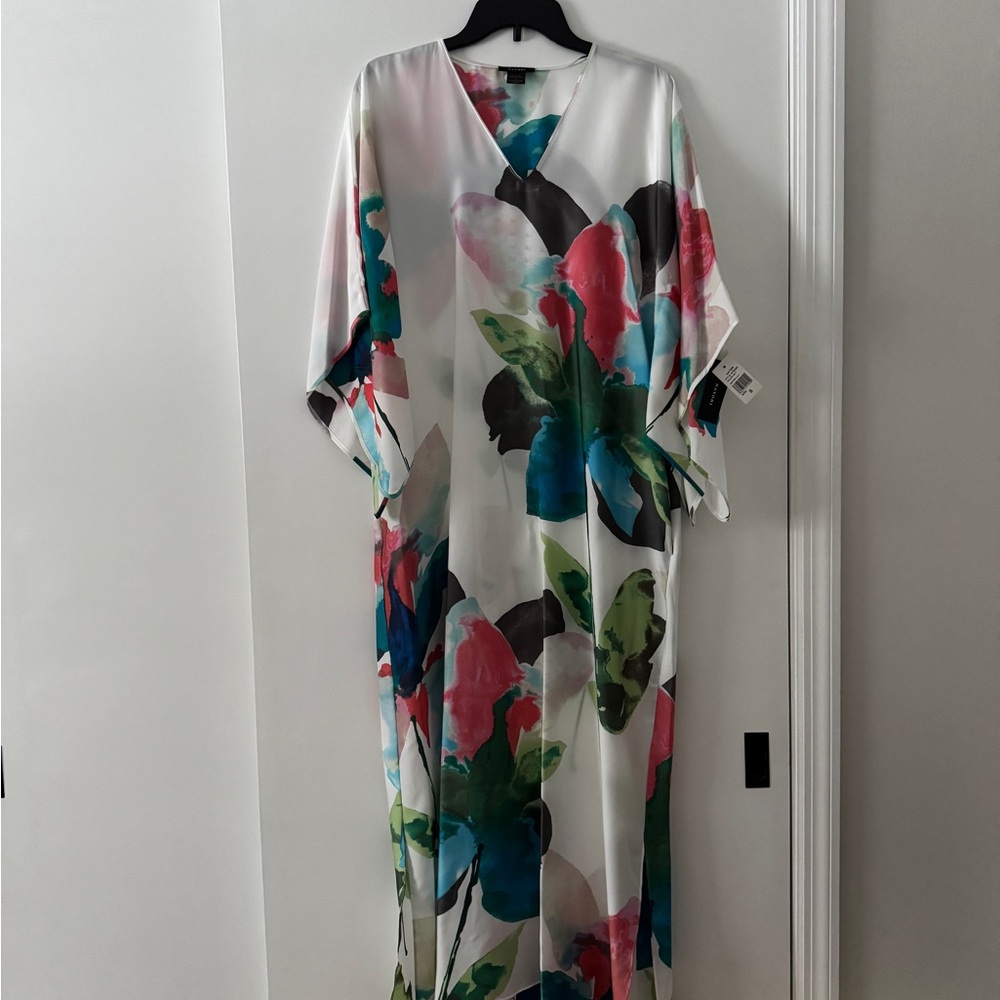 Natori Designer Caftan Water Lilly S